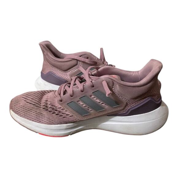 Adidas Womens EQ21 Run GZ4075 Pink Size 8 Running Sneakers - Picture 5 of 7
